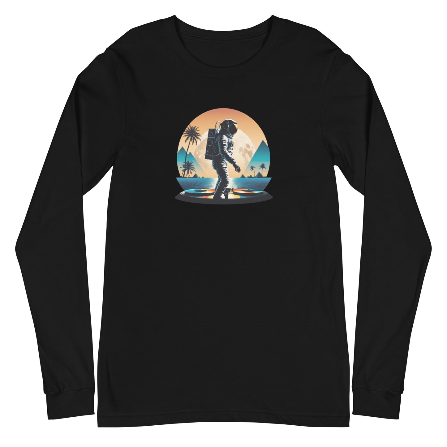 Astronaut Vinyl 01 Long Sleeve Tee