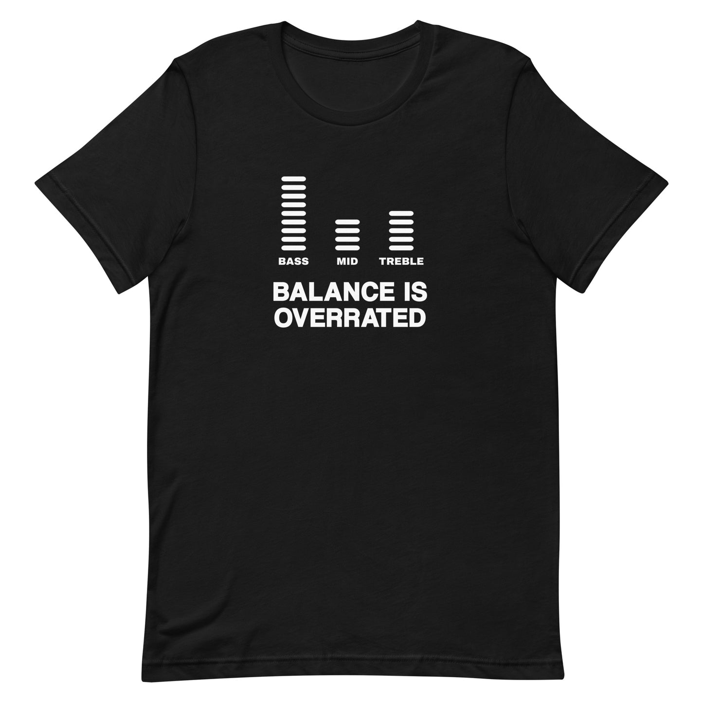 Balance Is Overrated Premium T-Shirt (Light Font)